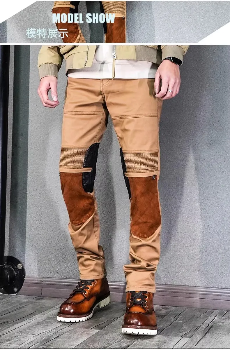 

Uglybros Motorcycle Men Fashion Pants Protector Detachable Motorbike Racing Road Rider Winter Casual Jeans