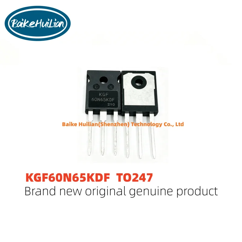10pcs/lot New original stock KGF60N65KDF straight insertion TO-247 60A/650V high-power IGBT tube 60N65KDF