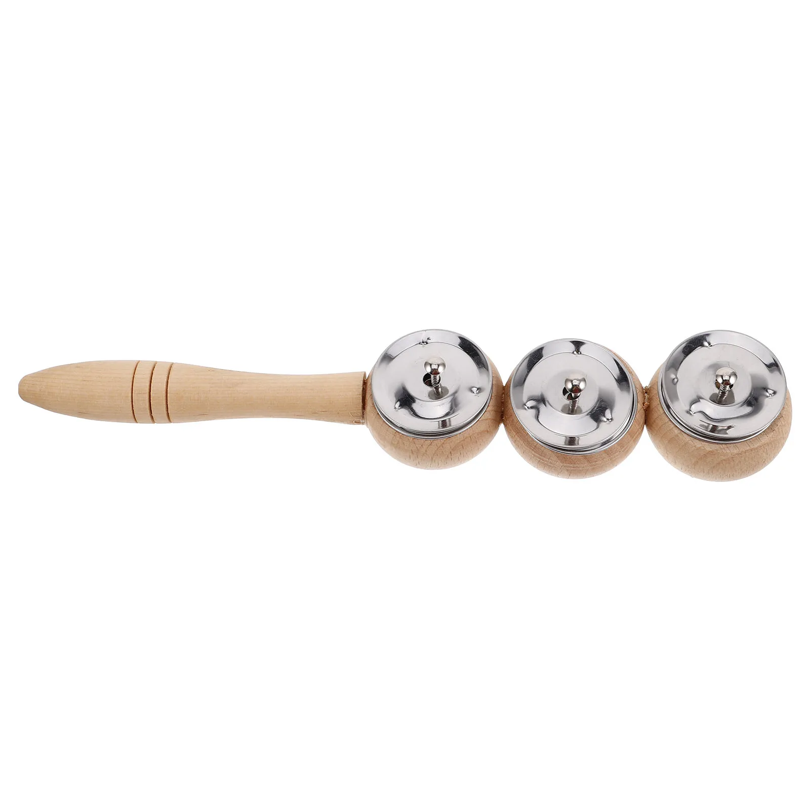 Kit de Percussion à Clochettes à Main en Bois pour Enfants Éducation Musicale Tout-Petits Shaker Rythmique Musical
