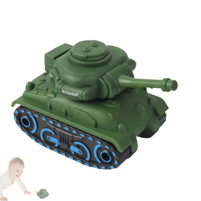 Press Toy Tank Press And Go Men Trucks Parties Favors Tank Vehicle Educational Sturdy Tank Battle Truck Toy For Christmas