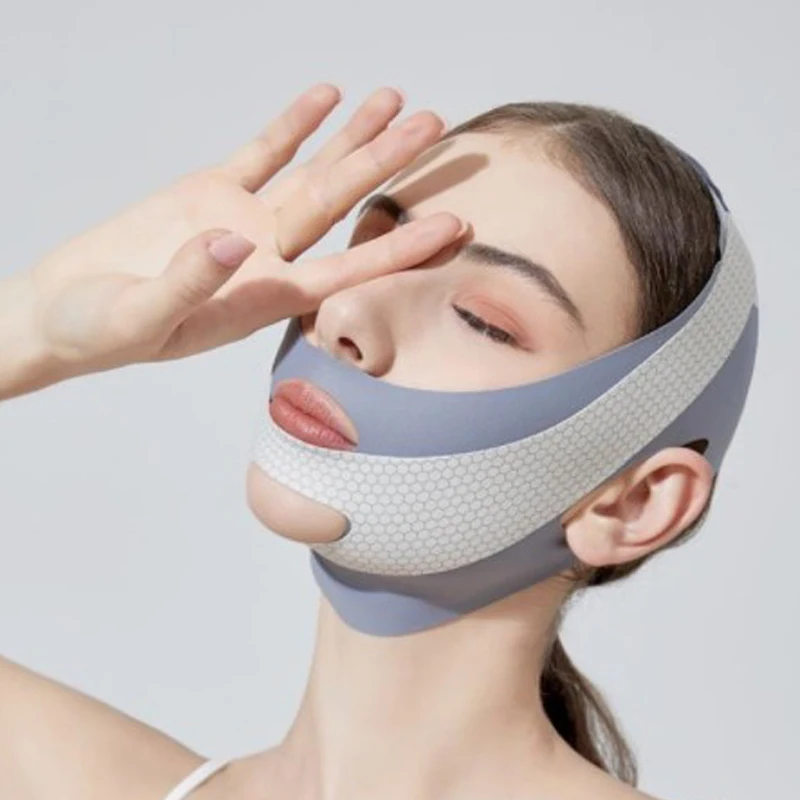 Bandage amincissant pour le ruisseau et les joues pour femmes, ceinture de levage, ligne en V, façonneur facial, sangle anti-déformable, soins de la peau, outils de beauté