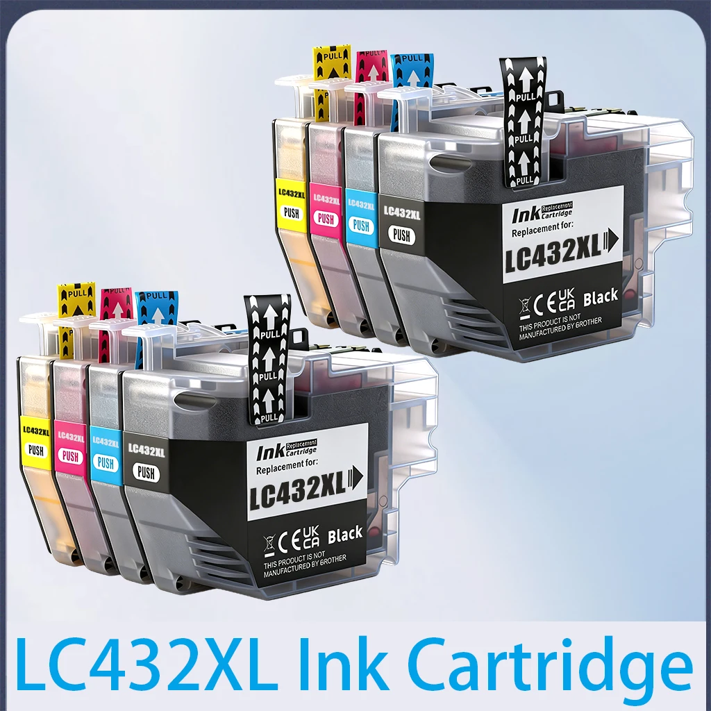 LC432 432XL LC432XL For Brother Ink Cartridge Compatible For Brother MFC-J5340DW MFC-J5740DW J6540DW J6740DW J6940DW Printer Ink