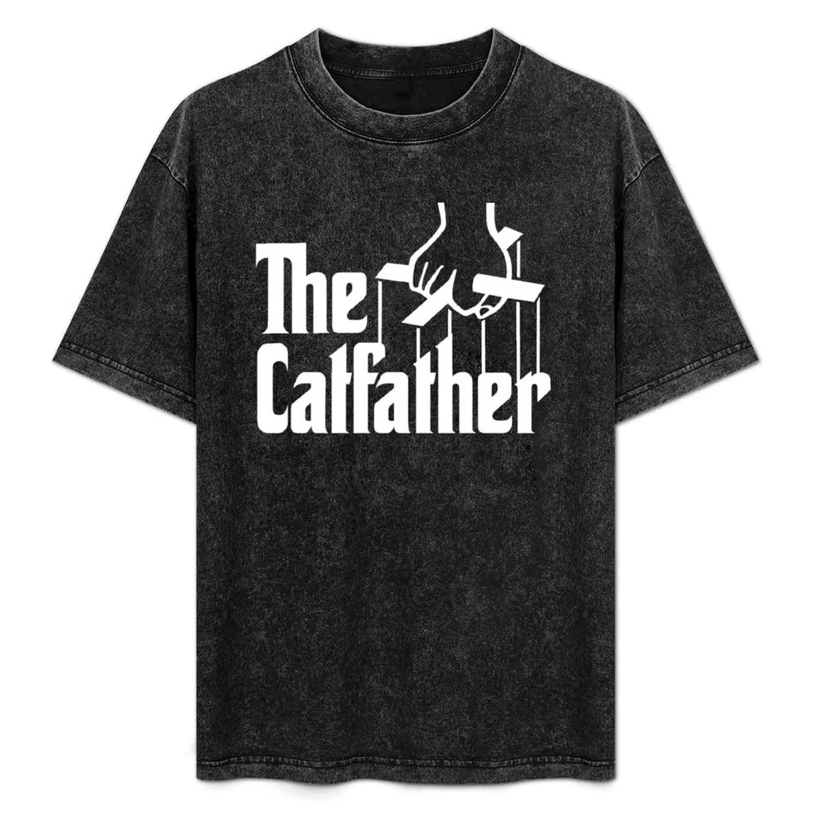 

The Catfather T-Shirt Basic Casual Wear Short Sleeve Top
