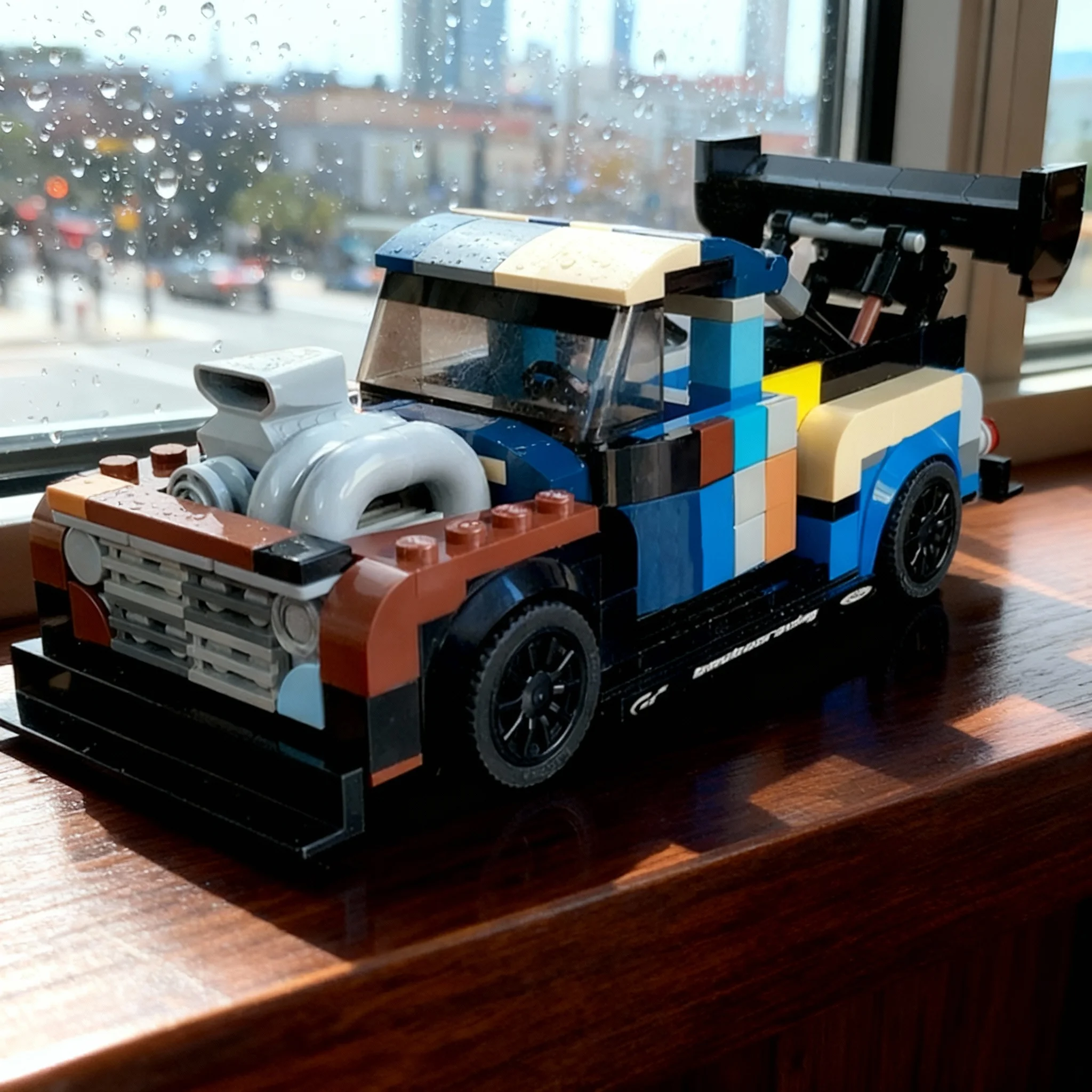 

335 деталей MOC Forded Old Smokey City Champions: Архитектурный конструктор, развивающая игрушка, подарок на Рождество для детей