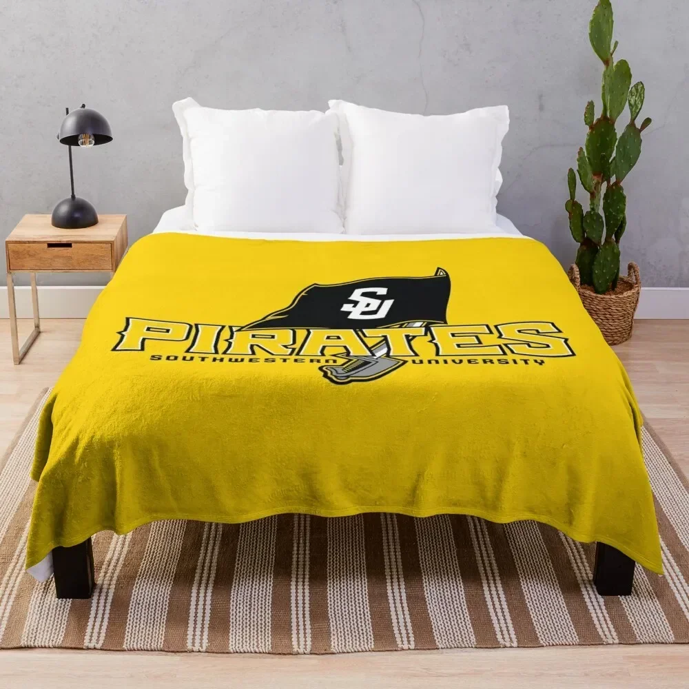 Southwestern University Throw Blanket Softest Sofa Throw Thermals For Travel Flannel Fabric Blankets