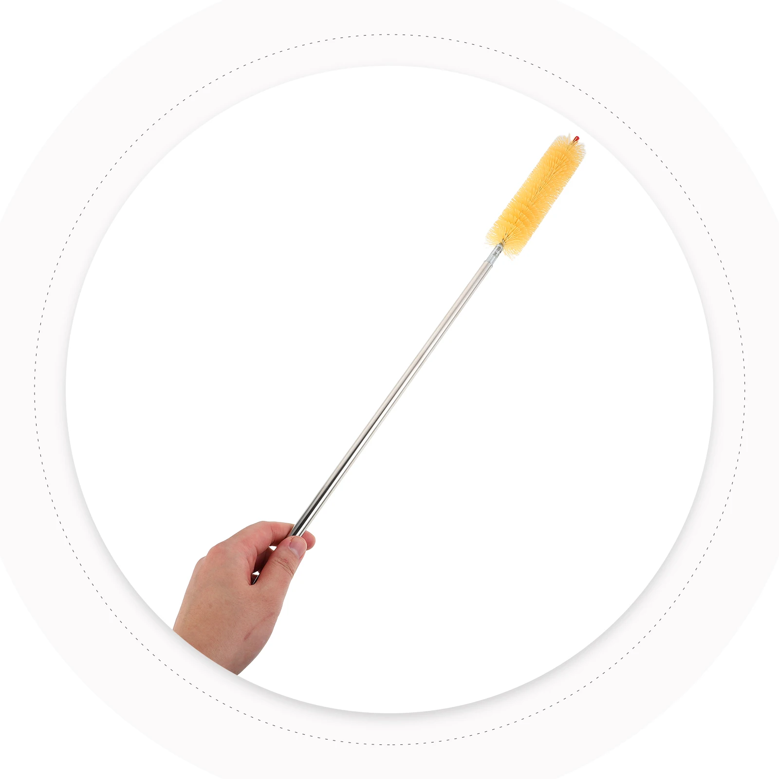 1 Juego de cepillo de limpieza para ventilación de secadora, herramienta de tubo Flexible, cepillo para conductos de alta eficiencia, lavadora, chimenea, manguera de drenaje para nevera