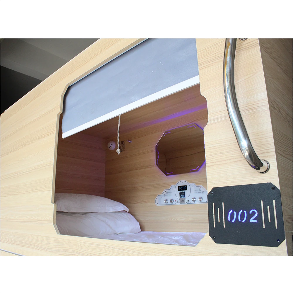 Wooden Capsule Bunk Bed for Hostels /School Students Dormitory Bed/Capsule Hotel Bed