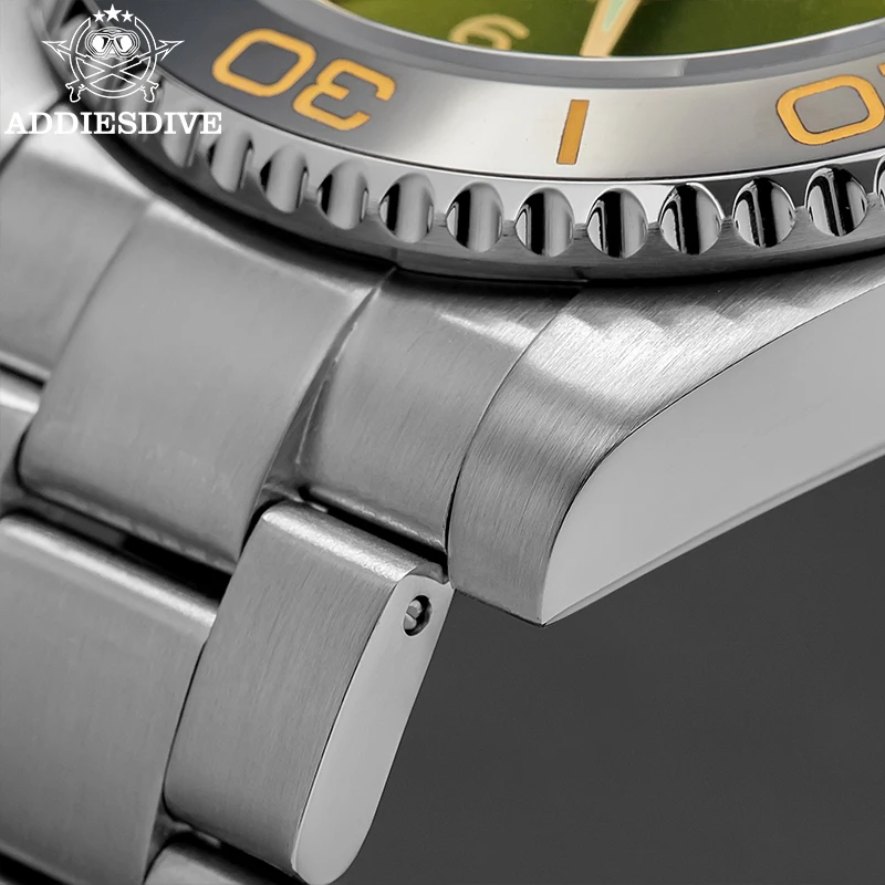 

ADDIESDIVE NH35A Men's Diver's Watch 200m Stainless Steel Mechanical Watch BGW9 Super Luminous Ceramic Bezel Analog Watch AD2085