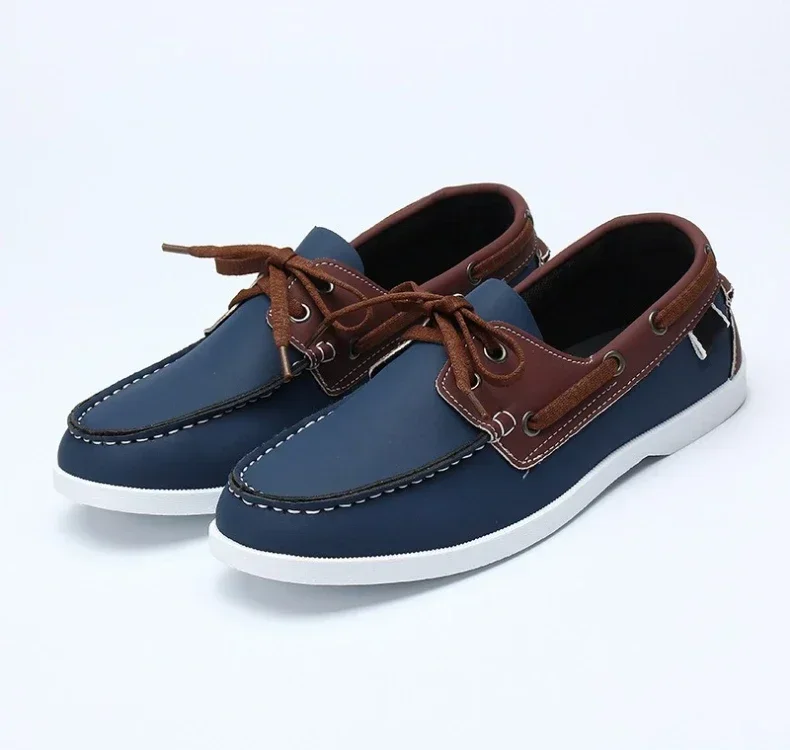 Modische Übergrößen-Herrenschuhe mit Weicher Sohle, Übergrößen-Freizeitschuhe, Herren-Lederschuhe – Detail 7