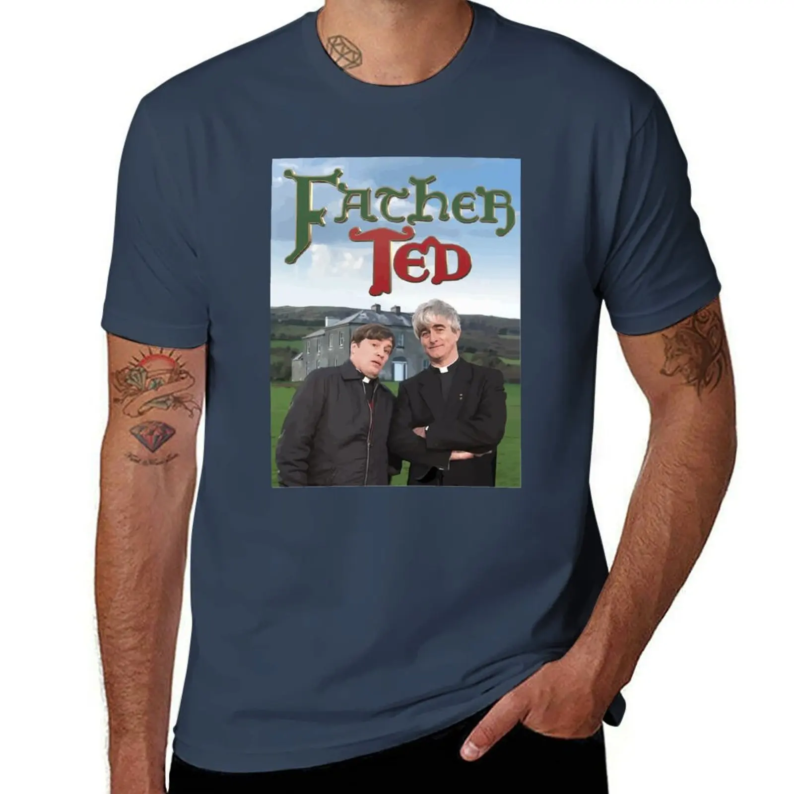 

Father Dougal & Ted T-Shirt man t shirt luxury anime t shirts oversize man t shirt designer T-Shirt