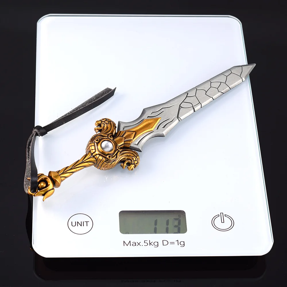 21 cm World of Warcraft Game Figuur Turalyon Zwaard Perimeter Metaal Vakmanschap Model Decoratie Ornamenten Verjaardagscadeautjes Speelgoed