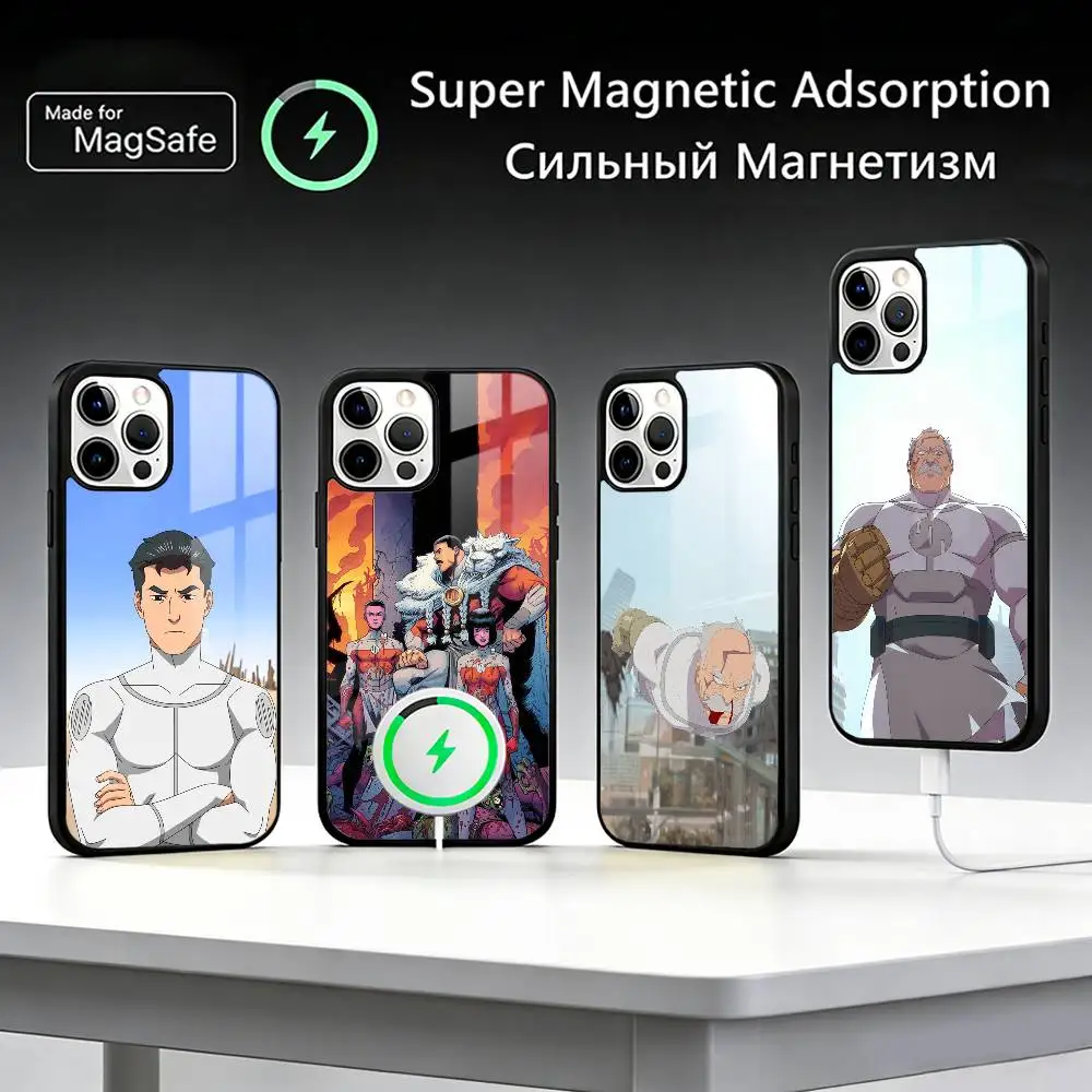

V-Viltrumite Phone Case For iPhone17,16,15,14,13,12,11 Plus,Pro Max, New Magnetic Wireless Charging
