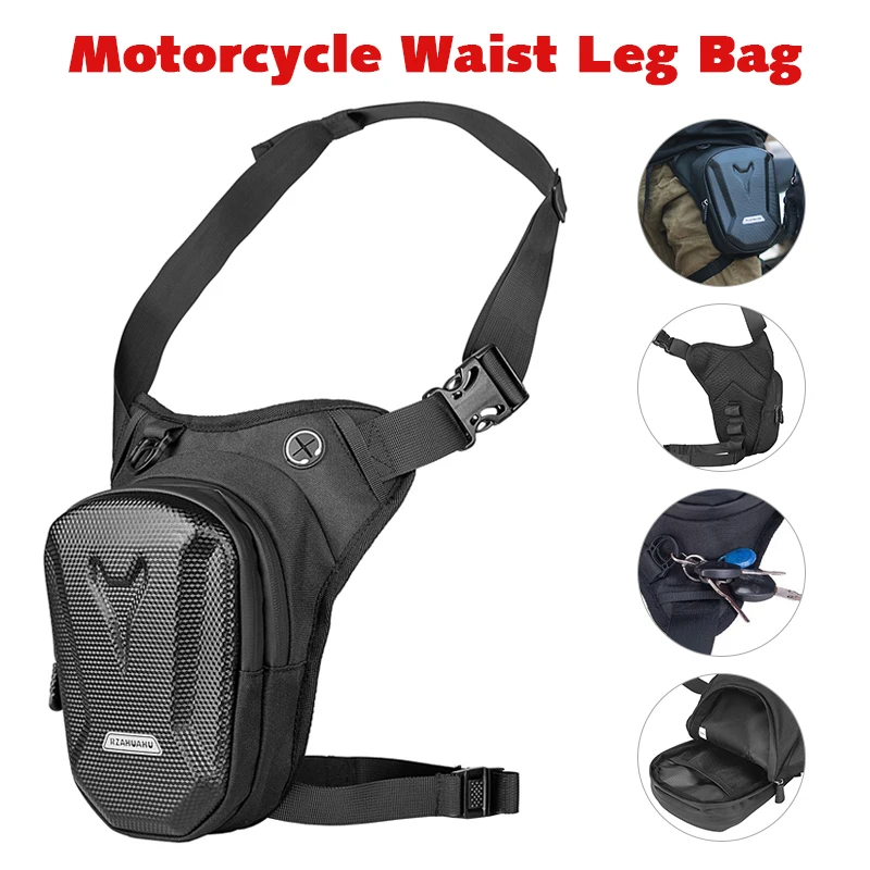 

Motorcycle Leg Bag Waterproof Motor Drop Waist Leg Bag Thigh Belt Bags Motorbike Saddle Side Bags Mobile Phone Purse Fanny Pack