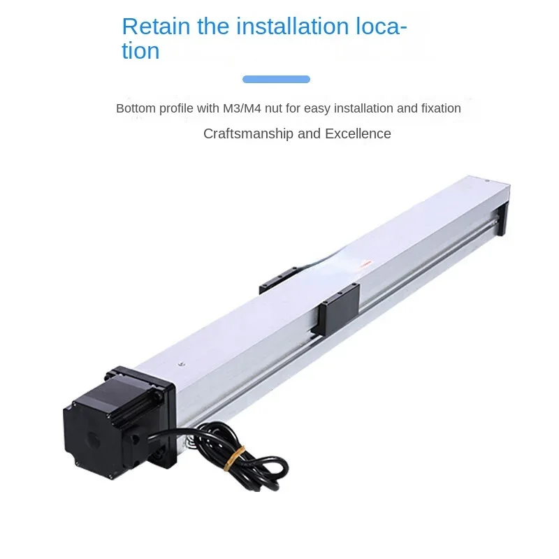 

Closed Ball Screw Slide Module Linear Guide Rail Precision with 42/57 Stepper Motor Workbench