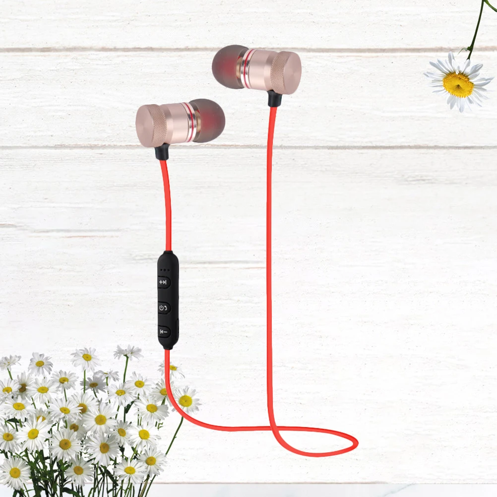 

Wireless Magnetic Headphones In-Ear Stereo Earphones Built-In Magnet For Sports Running Yoga Travel Long-Lasting Use Gift For