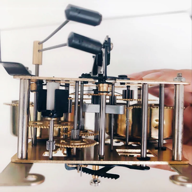 Vintage Mechanical Winding Clock Movement Accessories, Full Copper Core, 15/31 Days for Floor Wall Table Clocks