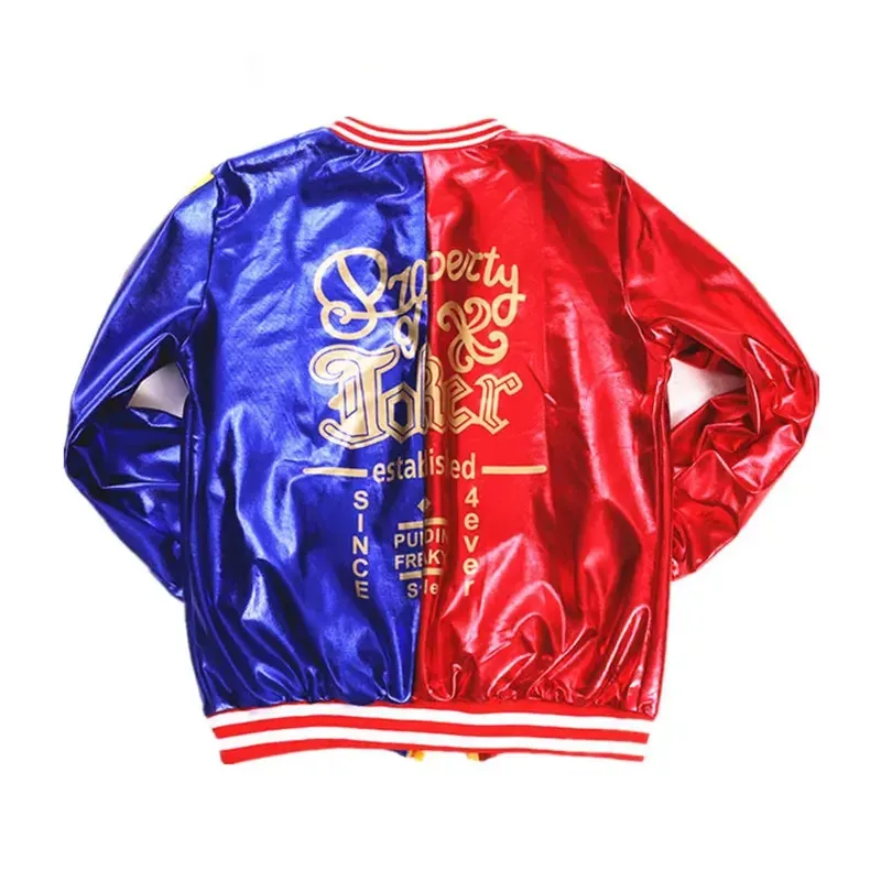 สาว Quinn เครื่องแต่งกาย Harley Jacket TShirt กางเกงขาสั้นเด็ก Squad Carnival เครื่องแต่งกายชุดวันเกิดคอสเพลย์ฮาโลวีนเครื่องแต่งกาย