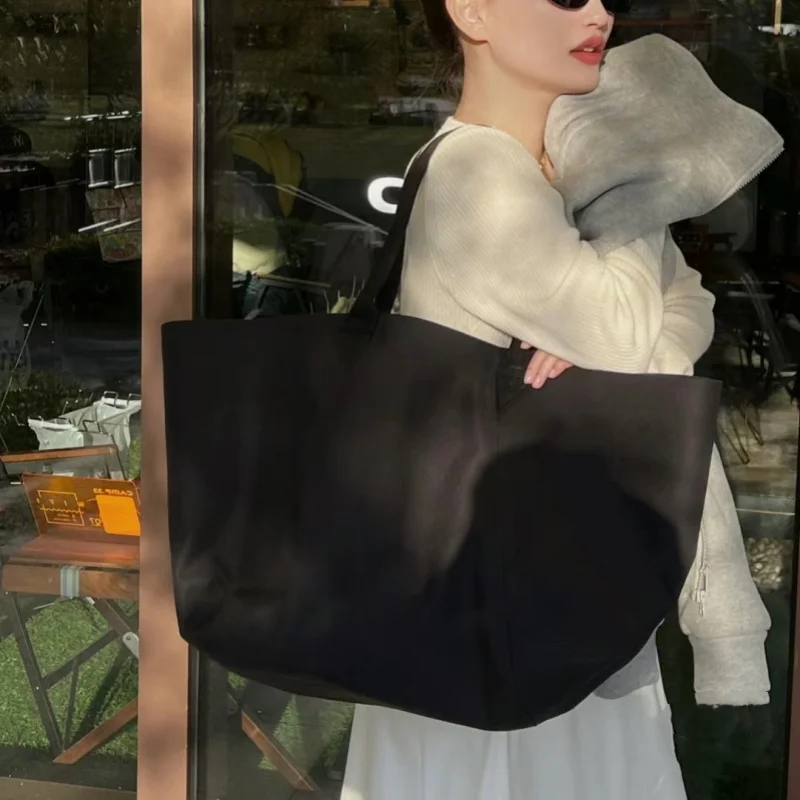 Waterproof Nylon Tote Bag 2026 Trendy New 45 Gear Shopping Bag Couple Handheld Multi-Functional Totte Bag Casual Shoulder Bag