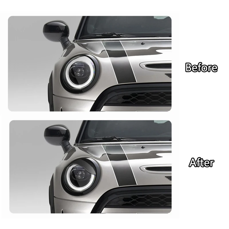 Carbon Fiber Car Headlight Eyebrows Cover FRP Front Angry Eyelids For MINI F54 CLUBMAN F57 CABRIO 3 doors F55 F56 COOPER S