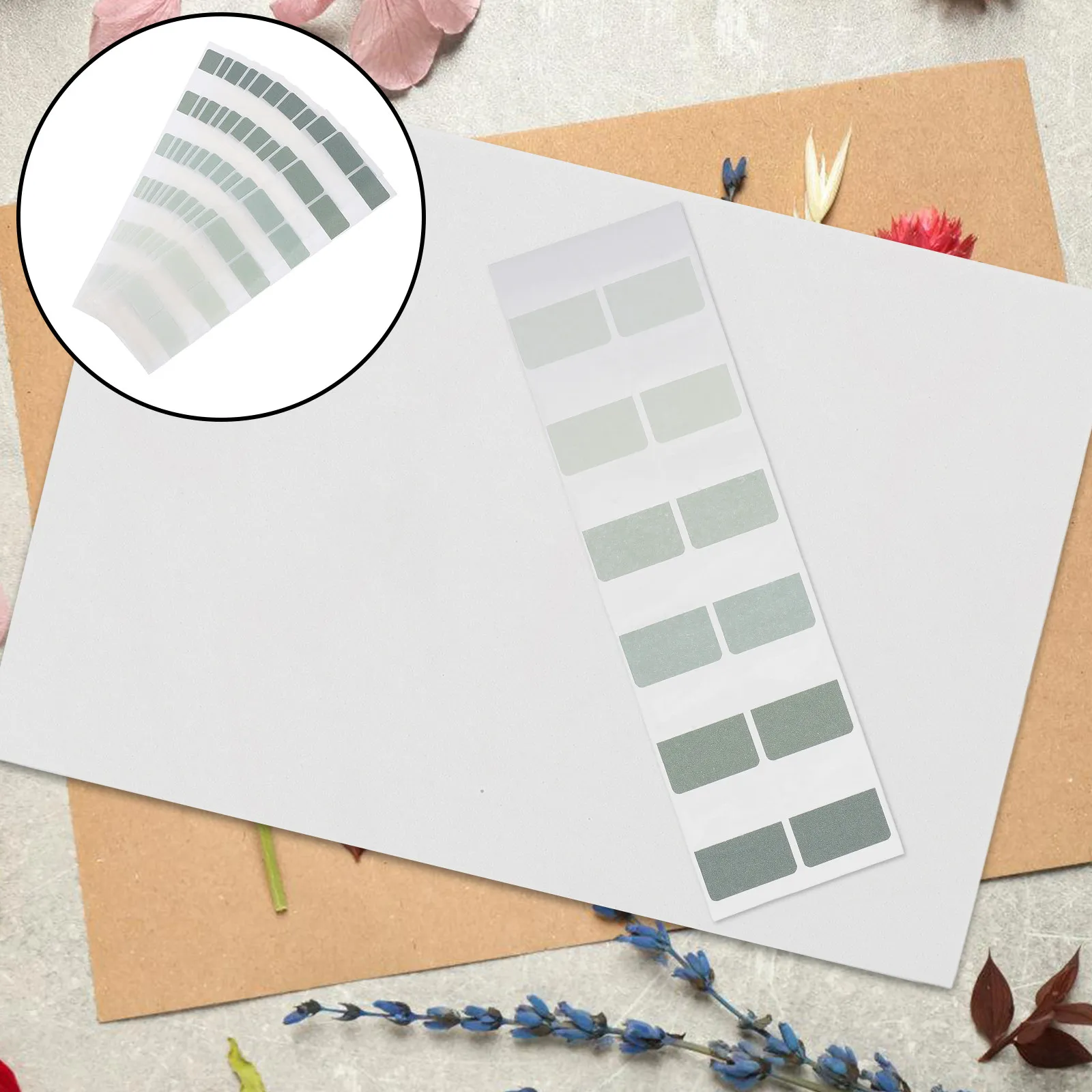 

1200Pcs Index Tabs Sticky for Notebooks - 1.22x0.98 Inch Writable Page Markers with Strong Adhesive for File Classification Book