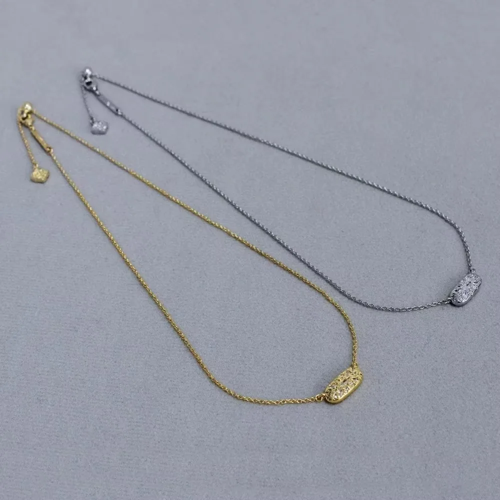 VKVVA Fashion Jewerly Holland Crystal Gold-plate Pendant Necklace in Cubic Zircon Unique Birthday Gifts