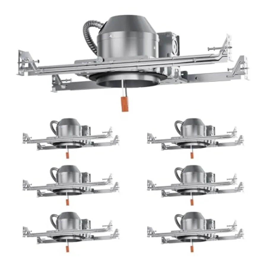 

Pack 4 Inch Recessed Lighting HousingCan Light Housing New Construction Recessed Lighting IC Rated and Air Tight TP Connector E