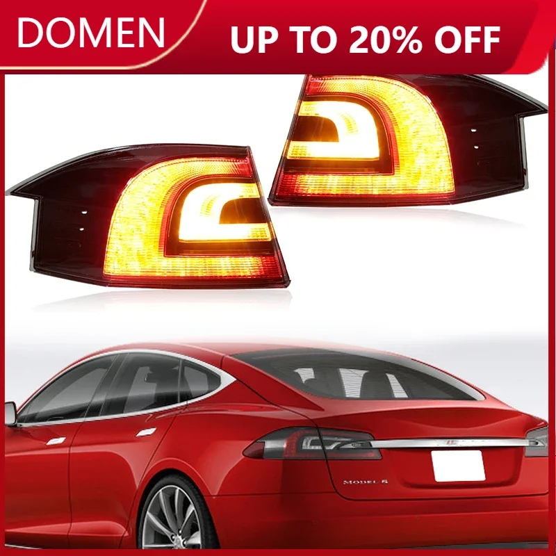 

Car Outer Rear LED Tail Light For Tesla Model S 2016-2020 Rear Turn Signal Light Brake Parking Lamp Driving Lamp Car Accessories
