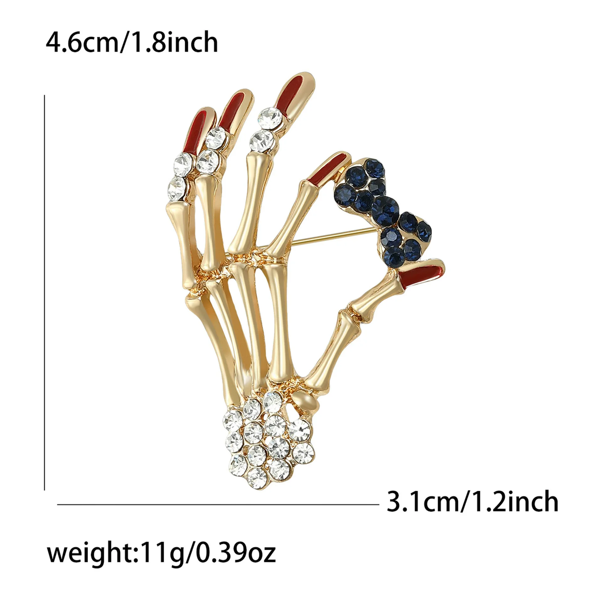 XIALUOKE Hand Pose Heart Brooc - đánh giá và giá Women Fashion Pose