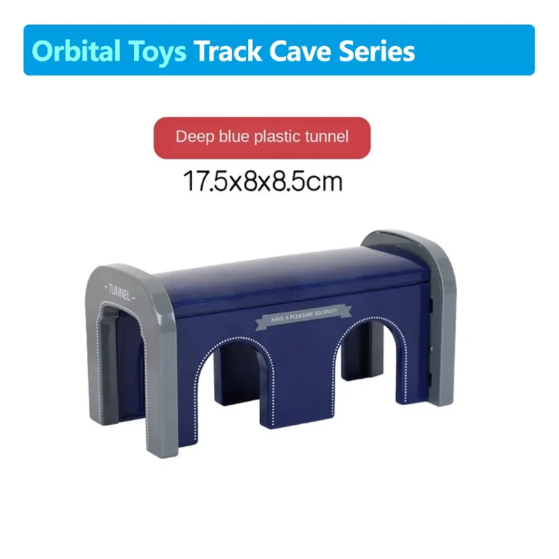 

TEMIKIDS New Small cave tunnel train building block track accessories kids wooden track compatible toys S8
