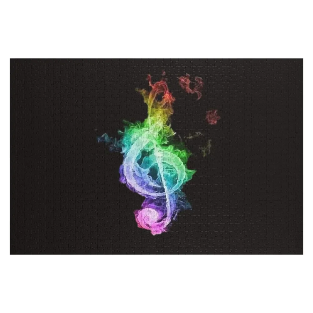 

treble clef Jigsaw Puzzle Wood Photo Personalized Custom Gifts Customizable Child Gift Toys For Children Puzzle