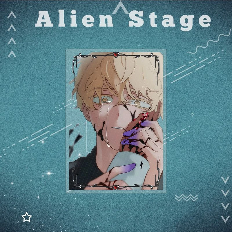 أنيمي الغريبة المرحلة ميزي سوا حتى إيفان هيونا لوكا تأثيري بطاقة بولي كلوريد الفينيل بطاقات شفافة 2 قطعة/المجموعة اكسسوارات حلية زخرفية الدعامة #6