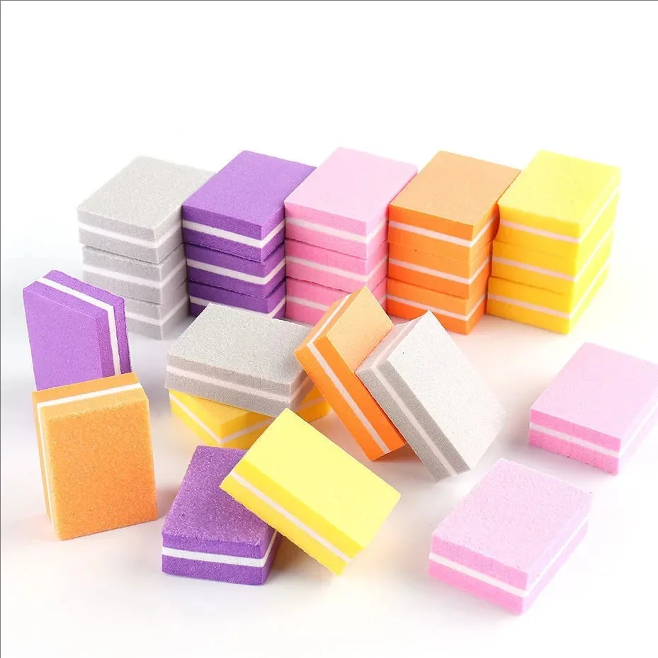 

50 шт., мини-полировальные шлифовальные пилочки, блок для педикюра, маникюра, ухода за ногтями, буферная пилочка для ногтей, пилочка для дизайна ногтей, маникюр, педикюр