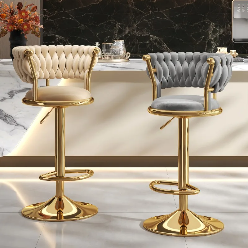 

Metal Comfortable Bar Chairs Long Modern With Back Restaurant Living Room High Bar Stools Designer Chaise De Bar Home Furniture