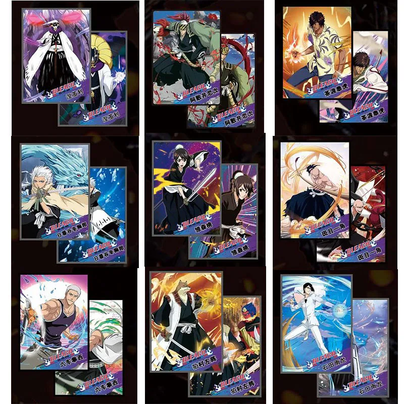 Anime Bleach Shinji Hirako Ishida Uryuu Hinamori Momo Hr Card Game Collection Rare Cards Children\'s Toys Surprise Birthday Gifts