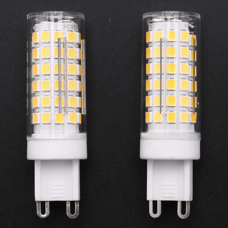 10W G9 100 LED Light Bulbs LED Corn Light Bulbs Ceramic, No Flicker, Wide Beam Angle, 2PCS