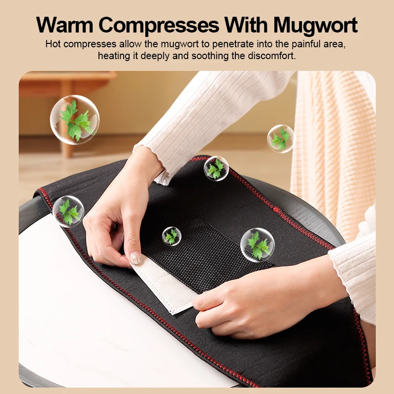 Heating Airbag Vibration Massage Lumbar Belt Lumbar Intervertebral Traction Belt Goddess Warm Womb Abdominal Lumbar Massager