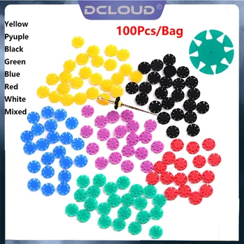1 حقيبة الأسنان إندو قناة الجذر ملف التطهير بمناسبة حلقات الدائرة العد سيليكون اللبية الأوتوكلاف الأسنان سدادة