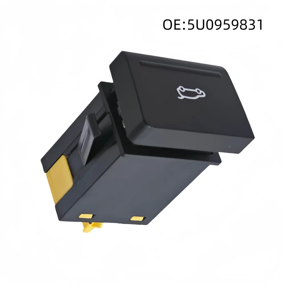 Fuel Tank Switch Trunk Door Button 5U0959831 6 Pins For Golf For Tail Control Switch Car Body Parts Accessories Trunk Lids