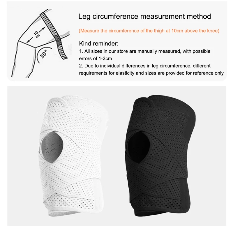 Knee Brace With Side Stabilizers Relieve Meniscal Tear Knee PainArthritis Joint Pain Relief Reathable Knee Support