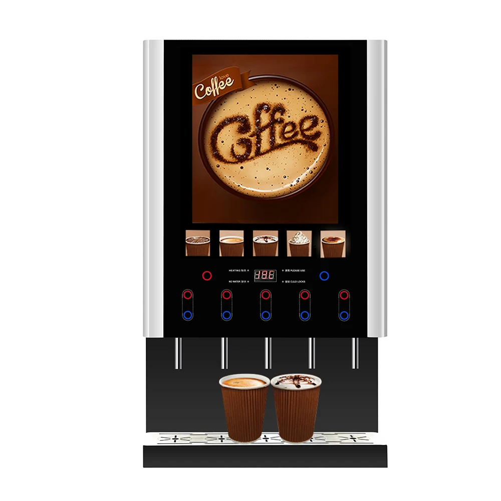 

Programmable Intelligent Keys Stainless Full Automatic Instant Coffee Machine for Commercial Use