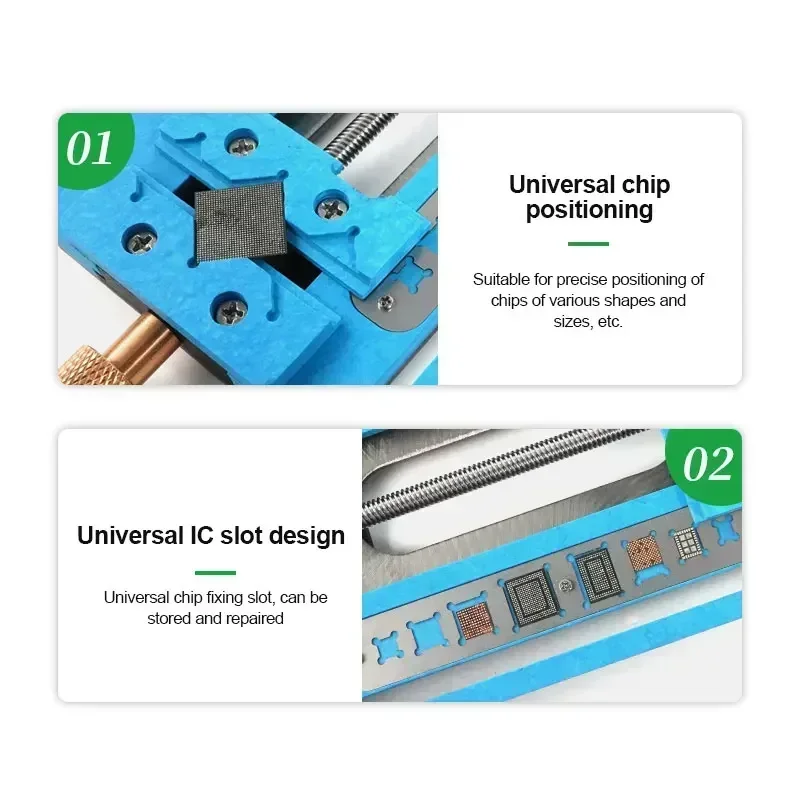 Remoção de Chip RELIFE Motherboard, Mini Fixture Rotating, Reparar Chip, RL-601I, RL-601F