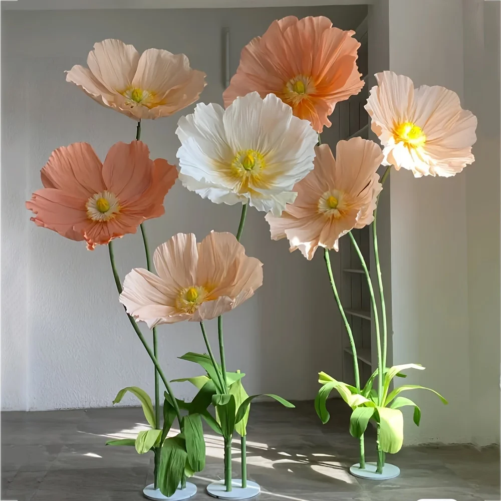 5M/2M Styling-Röhre PVC Aluminium Biegbares Kunststoff-Formrohr Große Kunstblumenstiele DIY-Requisiten Hochzeits- und Partydekoration – Detail 12