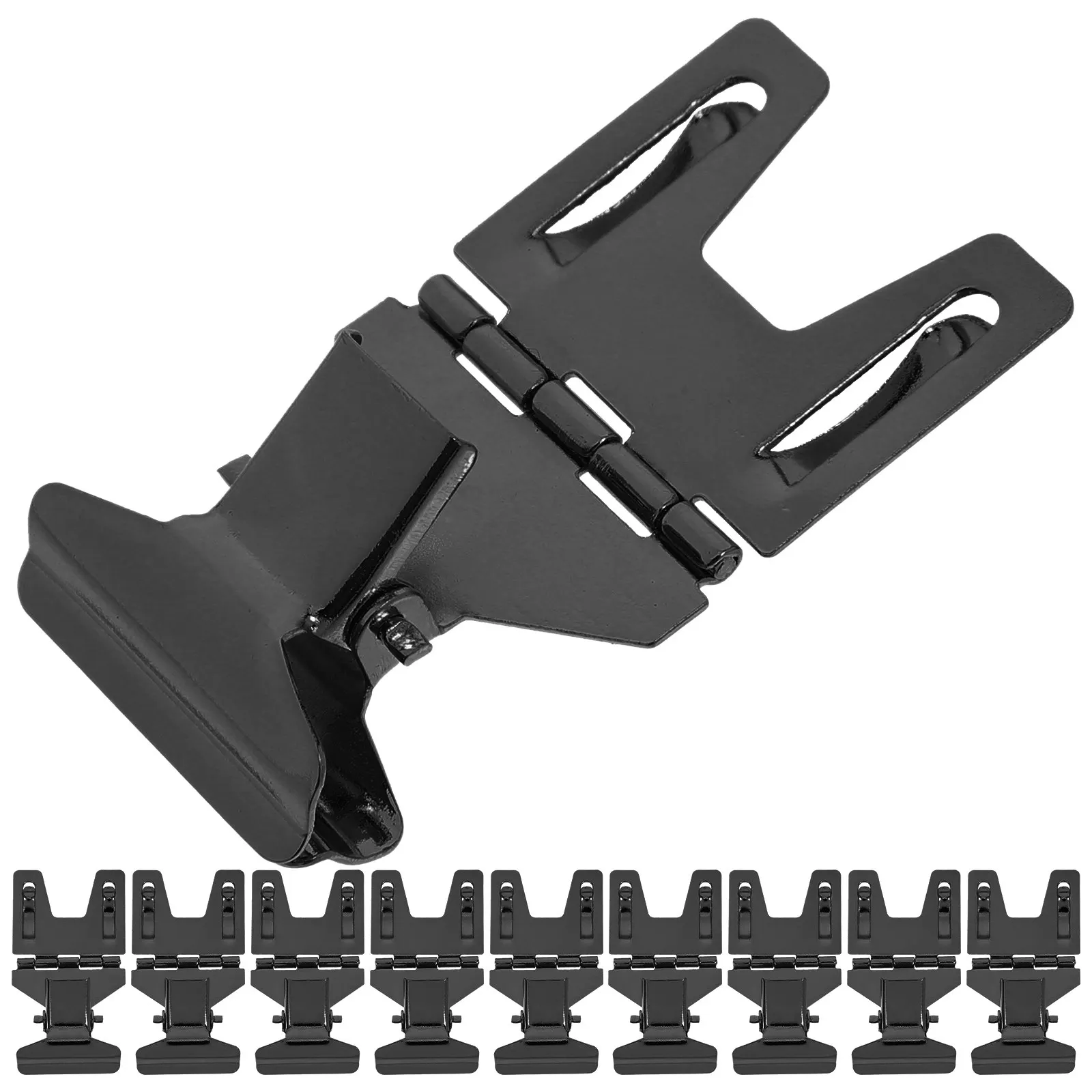 

10Pcs Stainless Steel Prices Tag Clips Clip-on Sign Holder for Retail Stores Supermarkets Bakeries Shelf Basket Label Display