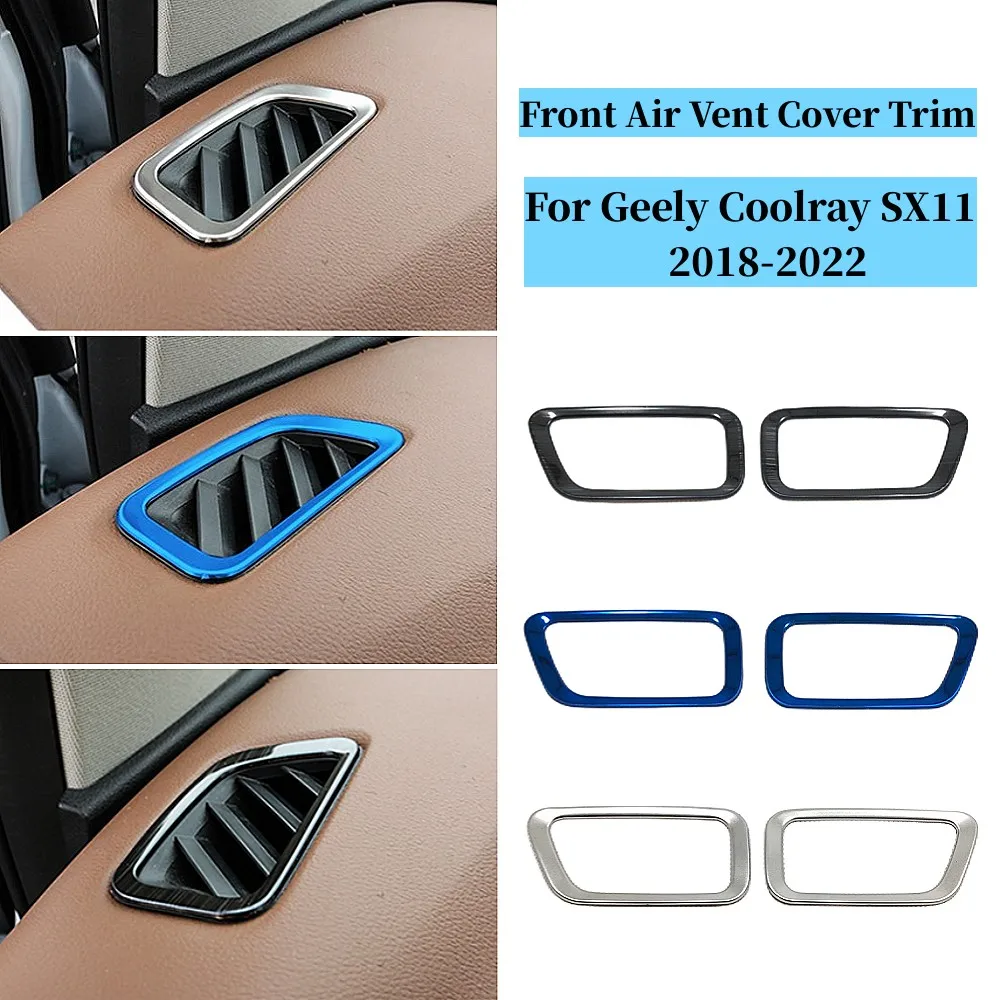 

For Geely Coolray SX11 2018-2022 interior Front Air Condition Outlet cover trim styling decoration Vent Mouldings accessories