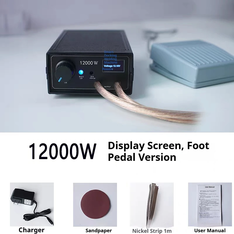 18650 Battery Welding Tool Adjustable Current 5000-12000W Handheld Spot Welding Machine Portable Spot Welding Machine view 5