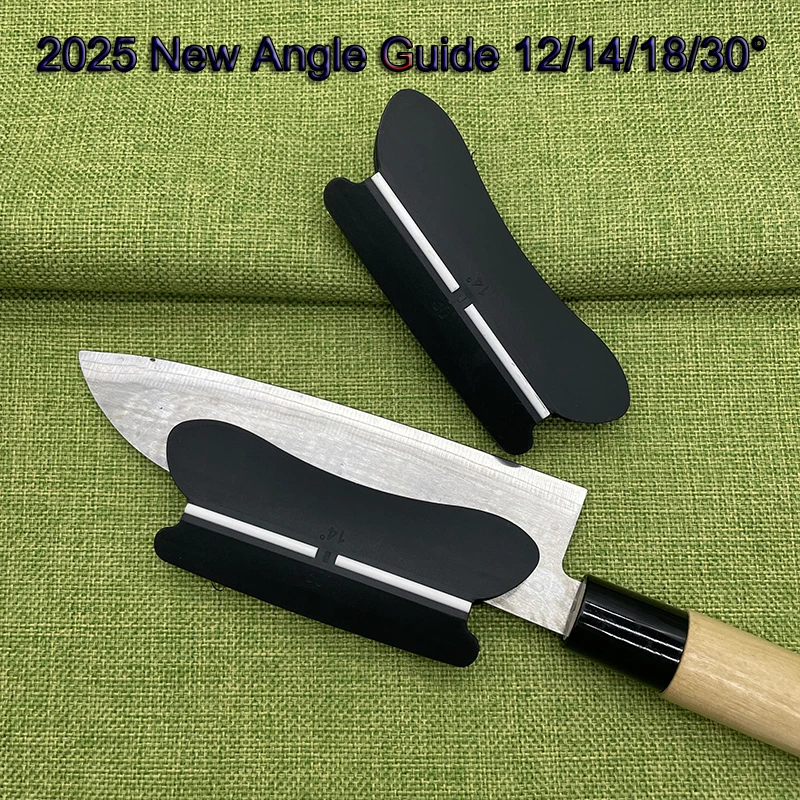 Guide d'angle 1/2 12/14/18/30 °   Pierre à aiguiser diamantée, support pour couteaux de cuisine, aiguiseur de lames, accessoires d'affûtage