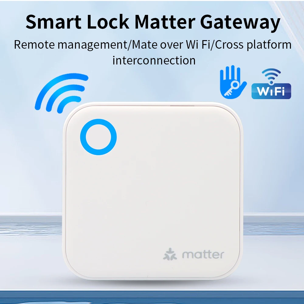 Smart Matter Gateway G6 TTLOCK APP Bluetooth Gateway Smart 2.4G Wifi Wireless Connect Electronic Door Support Apple Home