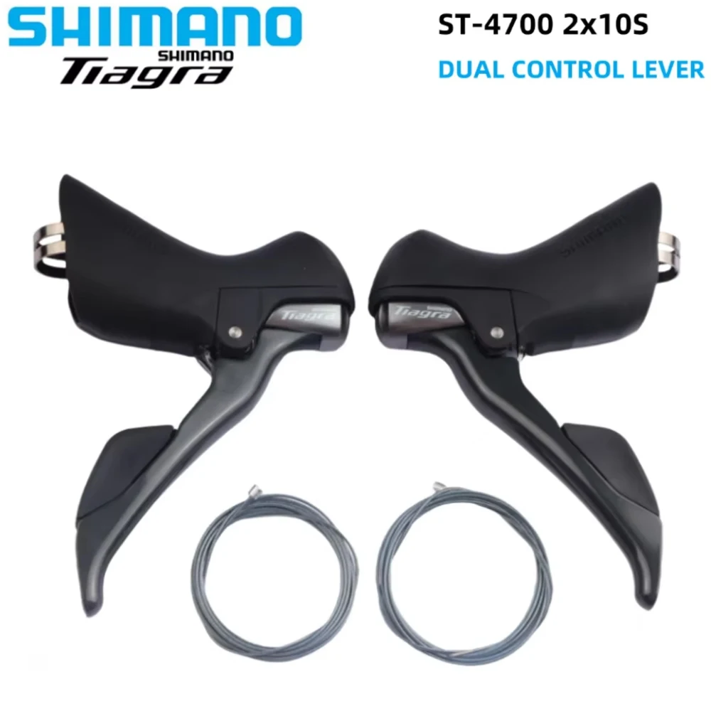 SHIMANO TIAGRA ST-4700 Shifter 2x10 Speed DUAL CONTROL LEVER -SLR-EV Shift Lever ST-4700-L 2S/ST-4700-R 10S For Road Bike Parts