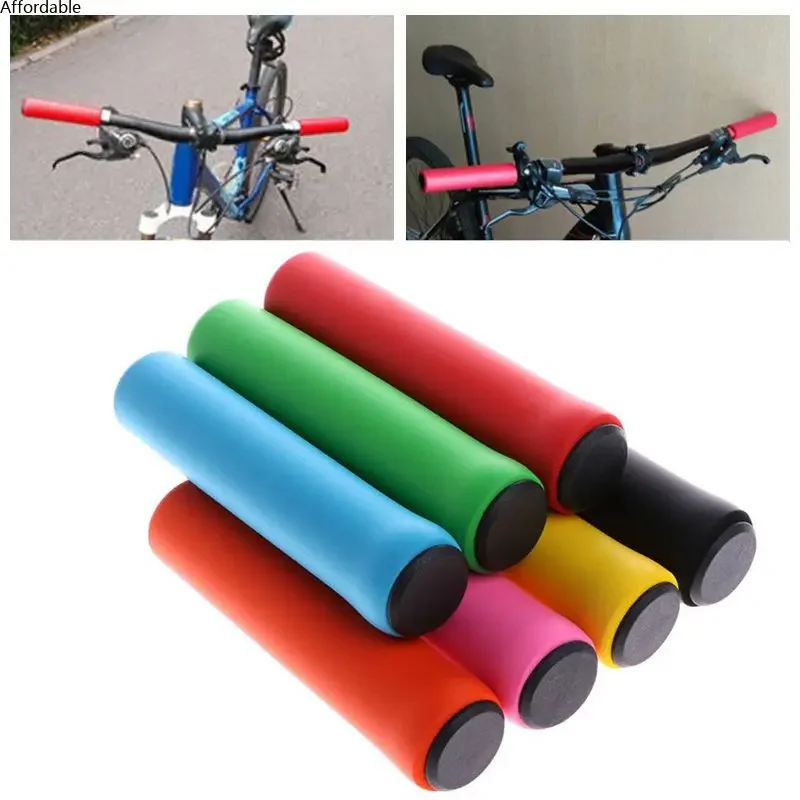 1 Pair Bicycle Grips Super Light Silicone Non-Slip Shock AbsorptionType Road Handle Bike Bicycles Parts BMX MTB Cuffs Bar Grip