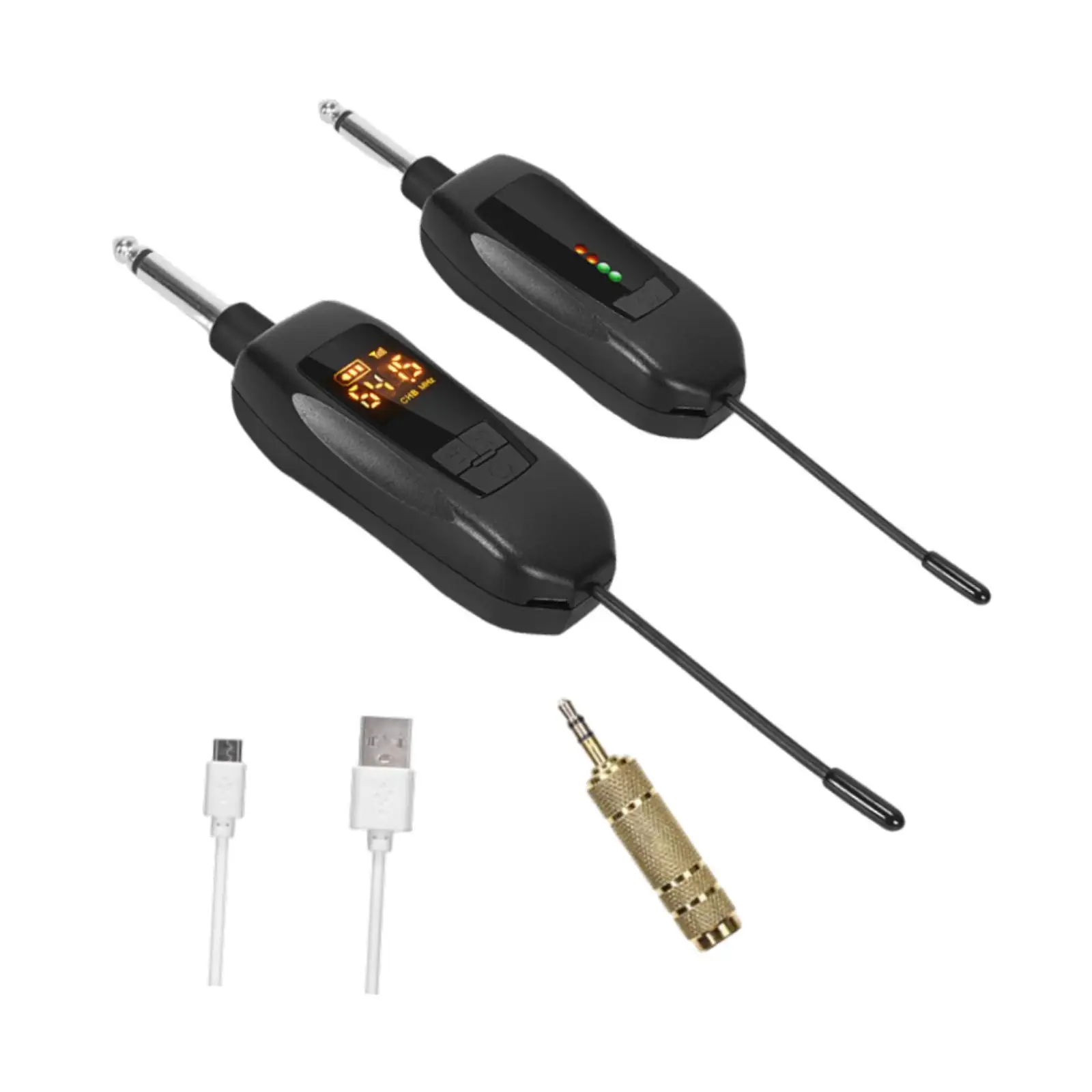 

Wireless Transmitter Receiver UHF 6.5mm Standard Audio Plug Audio Amplifier for